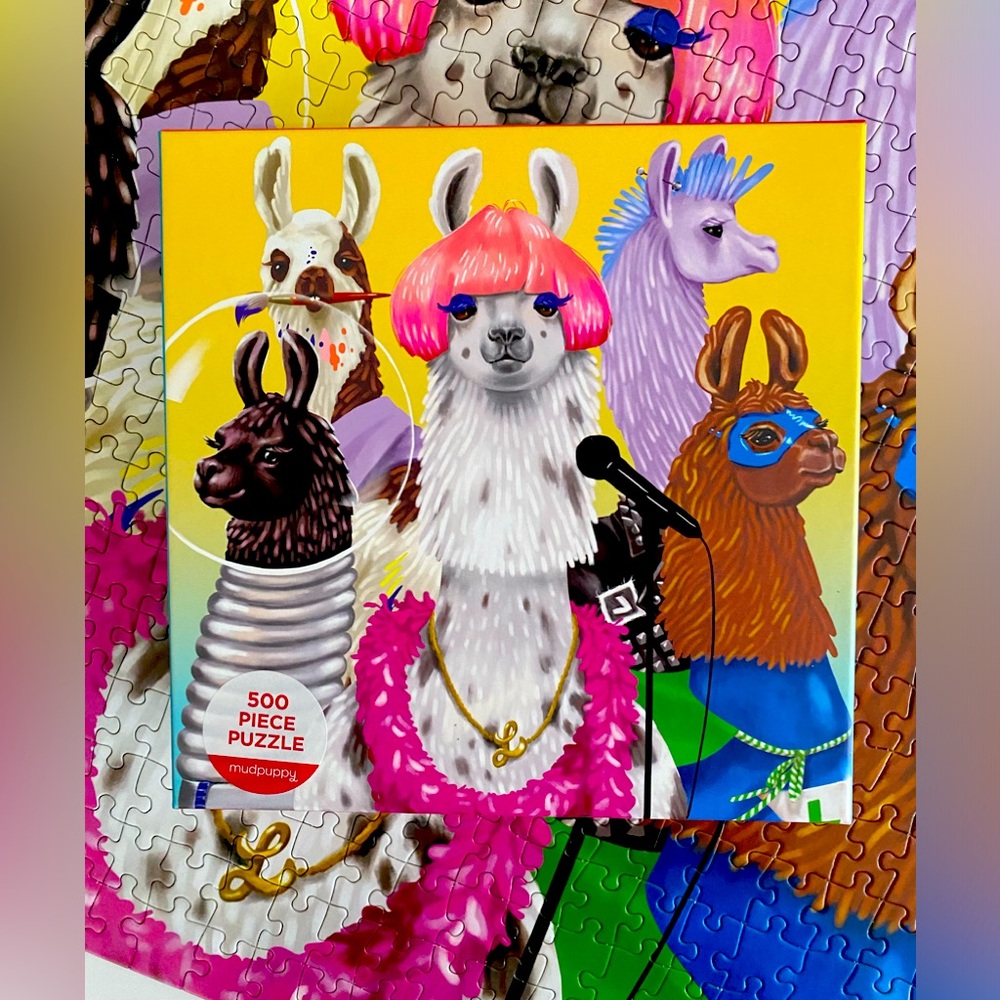 500 pc puzzle - llama-Rama - all pieces guaranteed